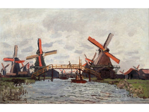 Claude Monet - Monet - Mills near Zaandam