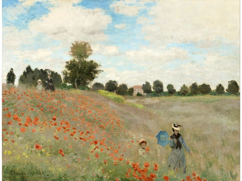 Claude Monet - Monet - Poppy field 2