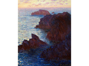 Claude Monet - Monet - Rocks at Belle-lle, Port-Domois