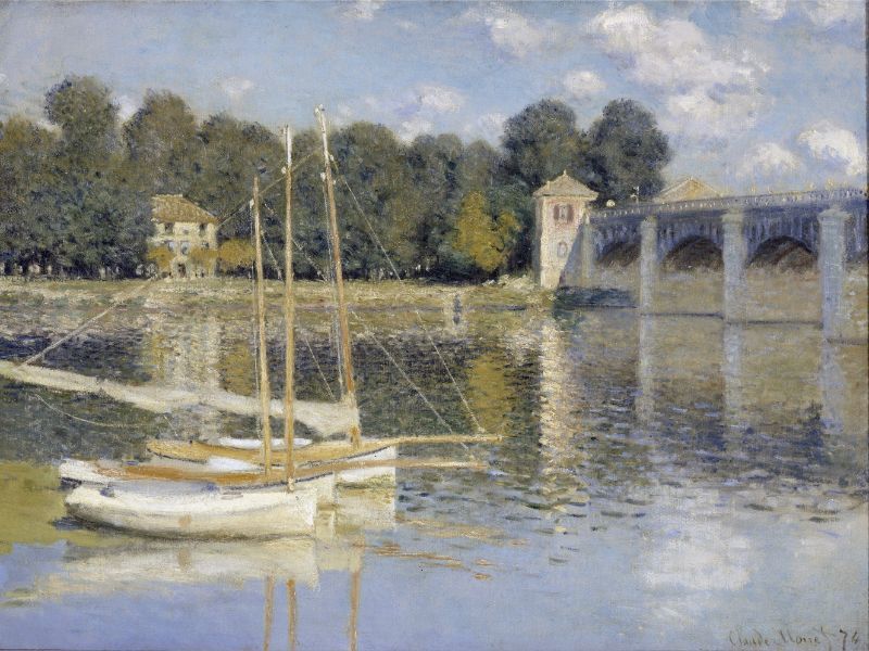 Claude Monet - Monet - The Argenteuil Bridge