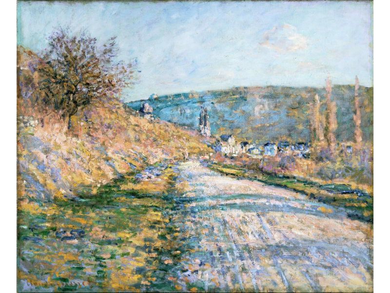 Claude Monet - Monet - The Road to Vetheuil
