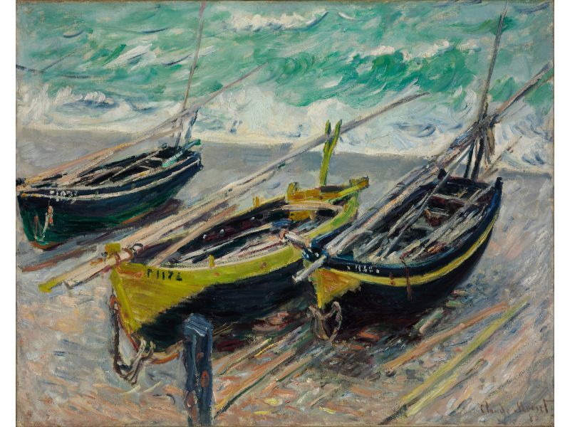 Claude Monet - Monet - Three Fishing Boats