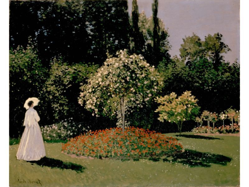 Claude Monet - Monet - Woman in the garden