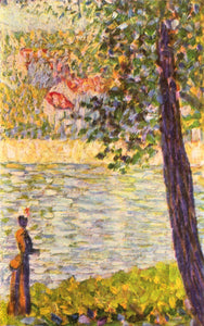 Seurat - Morning Walk (The Seine at Courbevoie) by Seurat