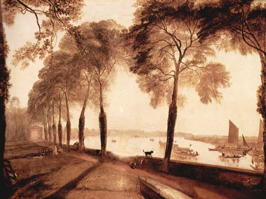Turner, Joseph  Mallord - Mortlake Terrace by Turner