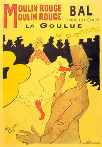 Vintage Art - Moulin Rouge la Goulue by Toulouse-Lautrec