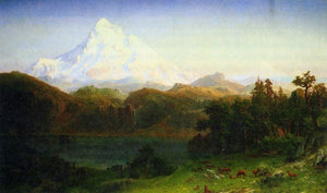 Albert Bierstadt - Mt. Hood Oregon by Bierstadt
