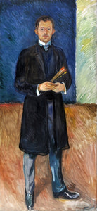 Munch - Self-Portrait with brushes