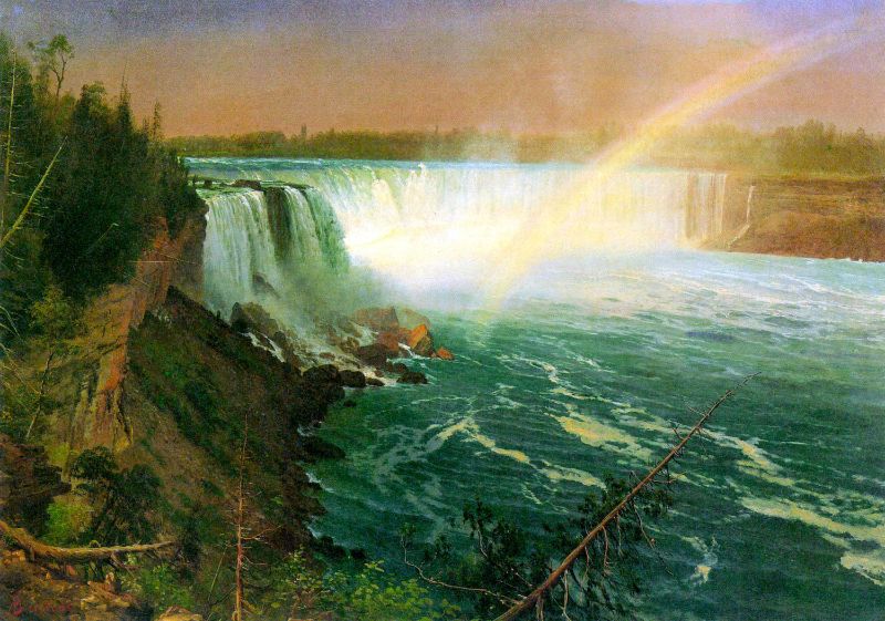 Albert Bierstadt - Niagra Falls by Bierstadt