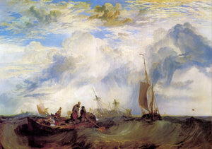 Turner, Joseph  Mallord - Orange Merchant at Sea by Turner
