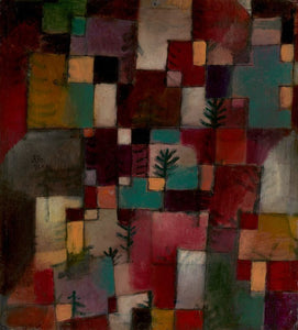 Paul Klee Red green and Violet-Yellow Rhythms