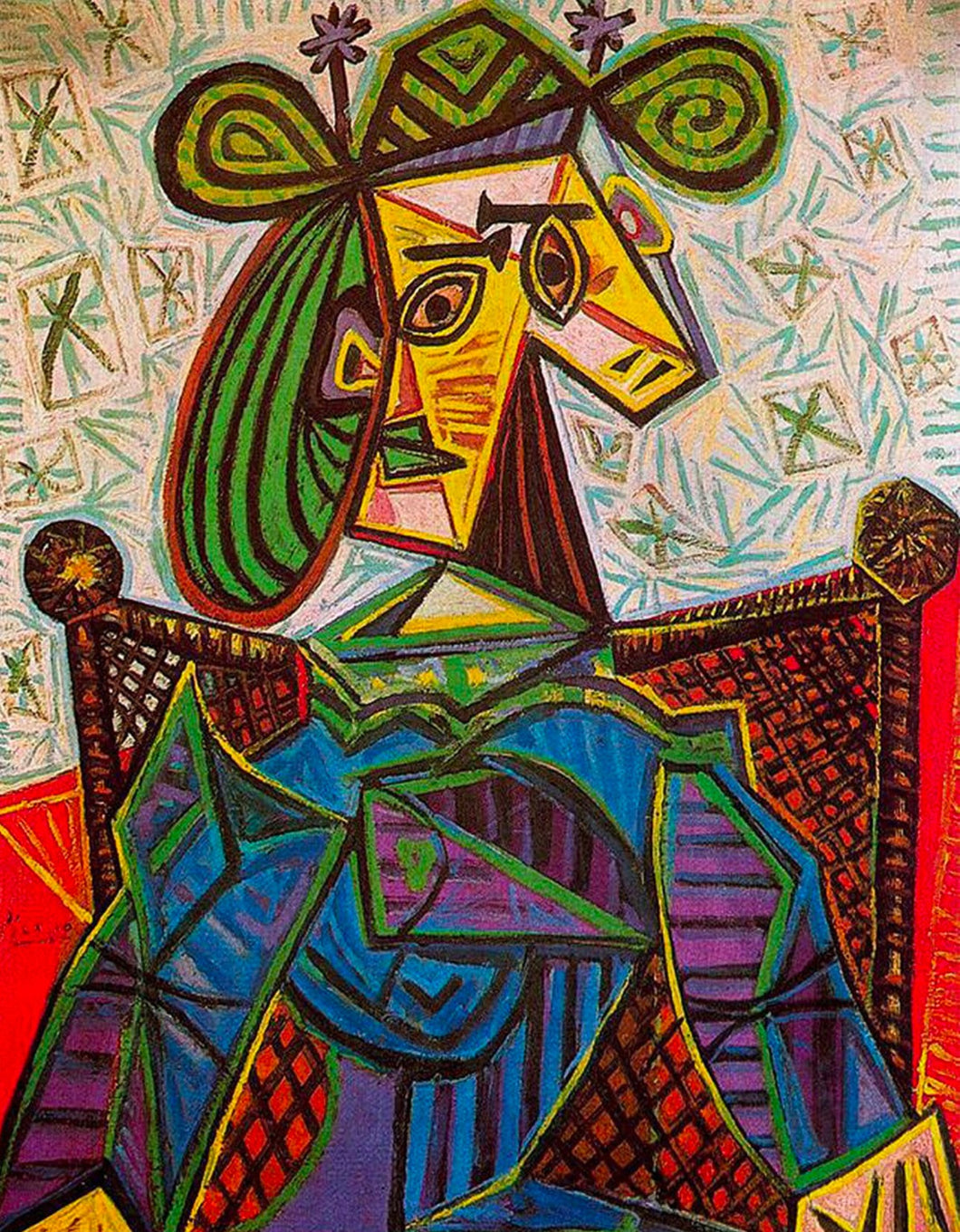 Picasso  Woman Sitting in an Armchair 2