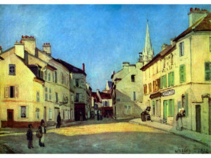 Sisley - Place at Argenteuil by Sisley