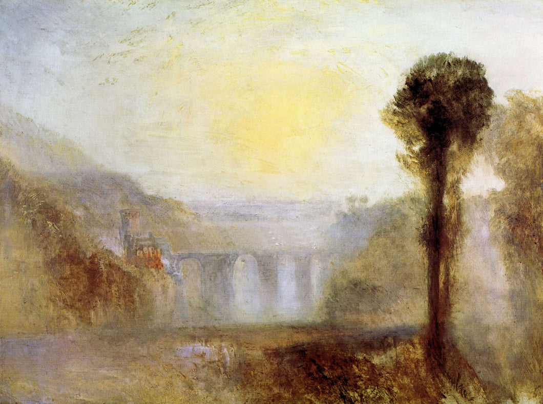 Turner, Joseph  Mallord - Ponte delle Torri, Spoleto by Turner