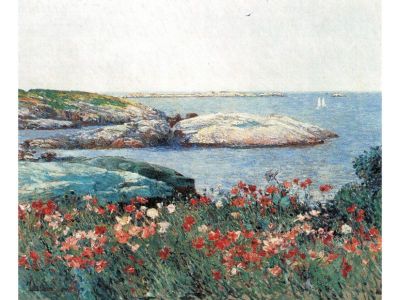 Hassam Childe - Poppies, Isles of Shoals [1] by Hassam Childe