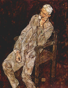Egon Schiele - Portrait of Johan Harms by Schiele