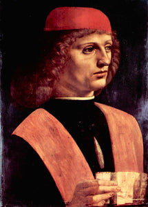 Da Vinci, Leonardo - Portrait of a Musician by Da Vinci
