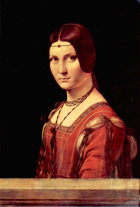 Da Vinci, Leonardo - Portrait of a Young Woman (La Belle Ferronière) by Da Vinci