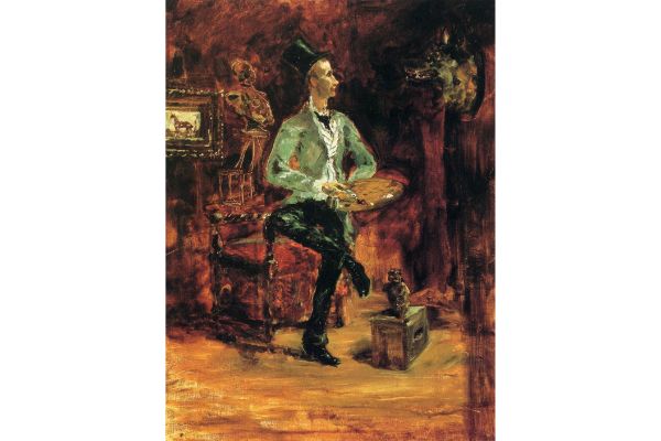 Toulouse Lautrec - Princeteau in His Studio by Toulouse-Lautrec