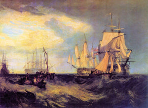 Turner, Joseph  Mallord - Recovering an Anchor by Turner