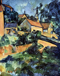 Cezanne - Road curve in Montgeroult