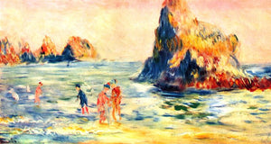 Renoir - Rock cliffs in Guernsey