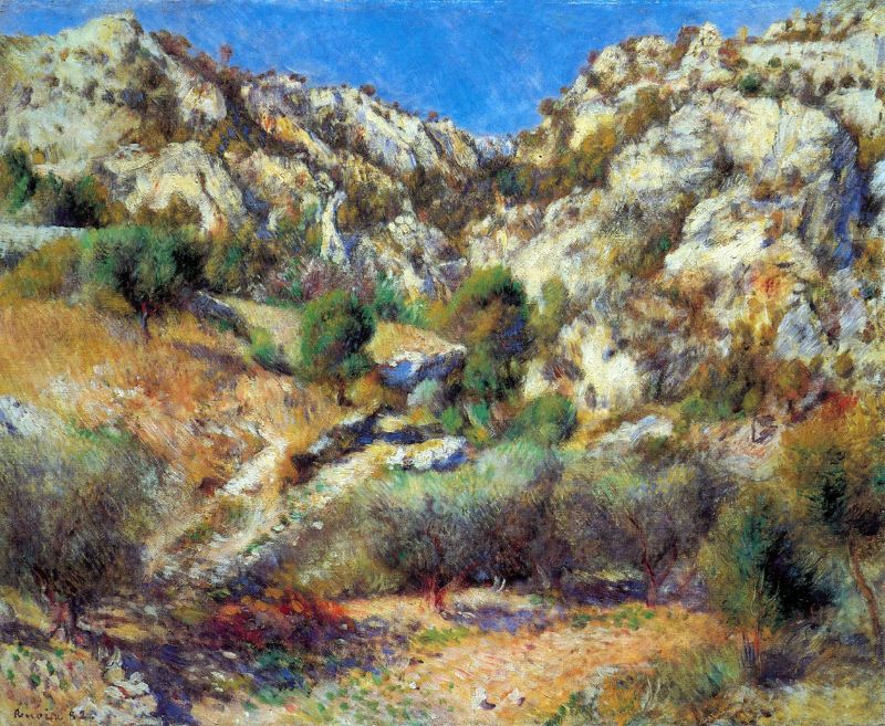 Renoir - Rocks at L'Estage