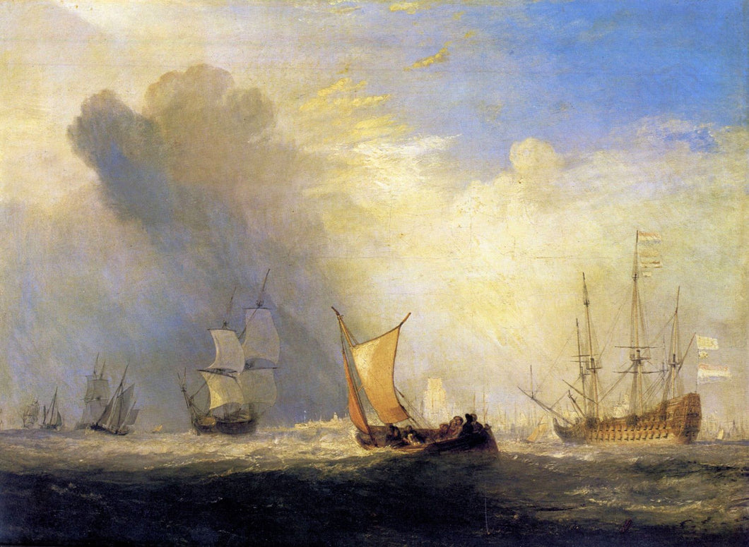 Turner, Joseph  Mallord - Rotterdam Ferry Boats by Turner