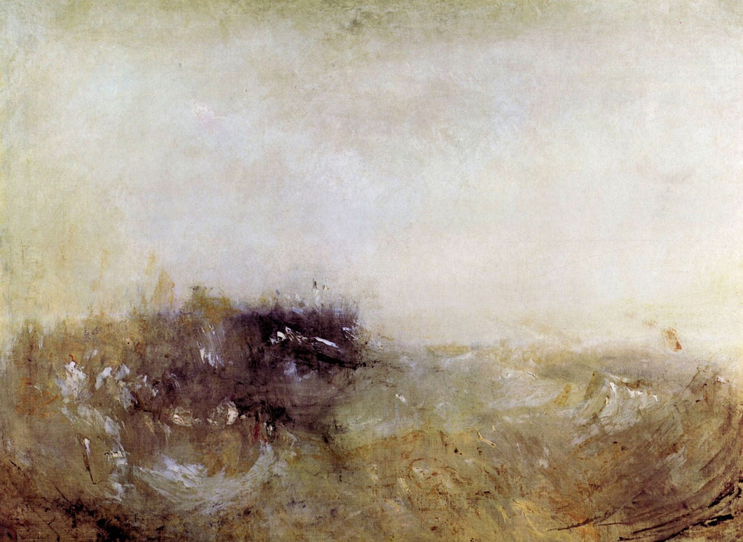 Turner, Joseph  Mallord - Rough Seas by Turner