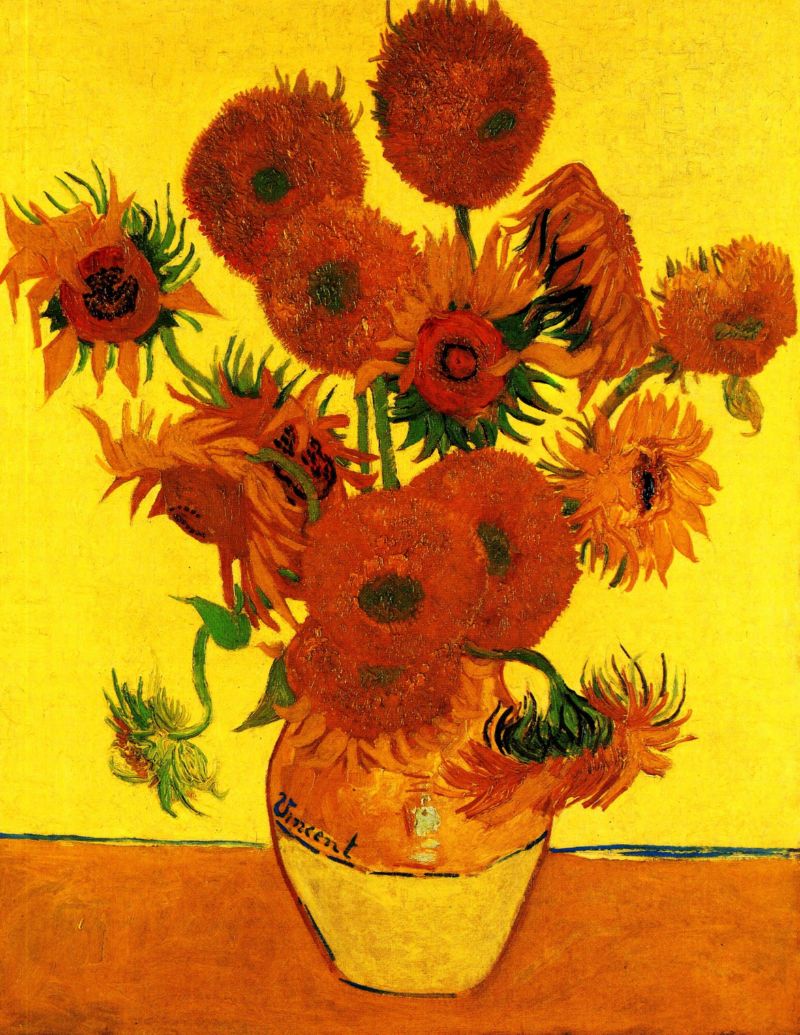 Van Gogh  Fifteen Sunflowers