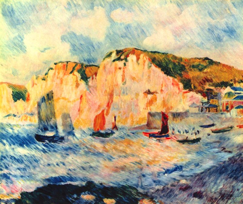 Renoir - Sea and Cliffs