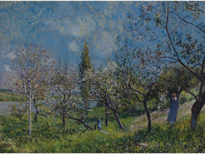 Sisley - Orchard in Spring, 1881 by Sisley