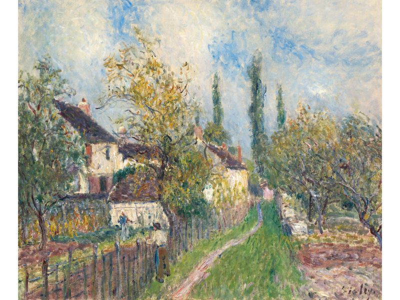 Sisley - Path at Les Sablons, 1885 by Sisley