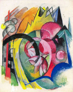 Franz Marc - Small composition II by Franz Marc