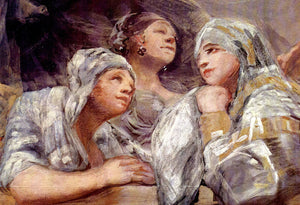 Goya, Francisco - Spectators by Goya