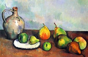 Cezanne - Still Life, Jar and Fruit