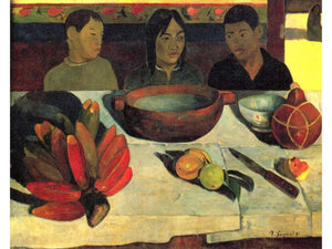 Gauguin Paul - Still Life with Banana by Gauguin