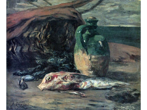 Gauguin Paul - Still Life with Fish by Gauguin