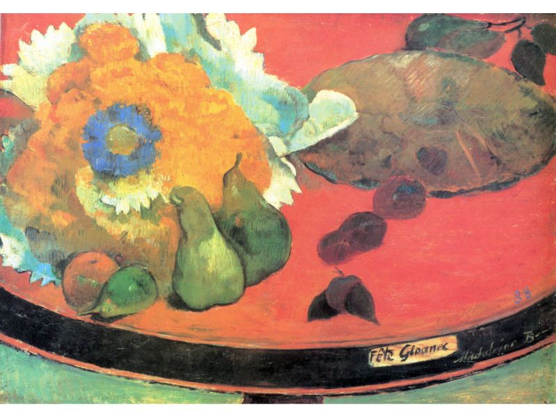 Gauguin Paul - Still Life with fete by Gauguin