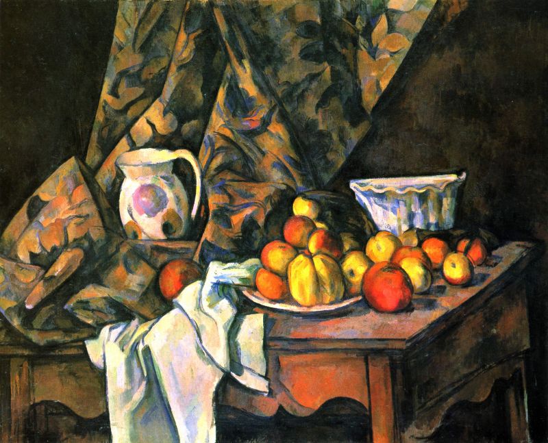 Cezanne - Still life with apples and peaches