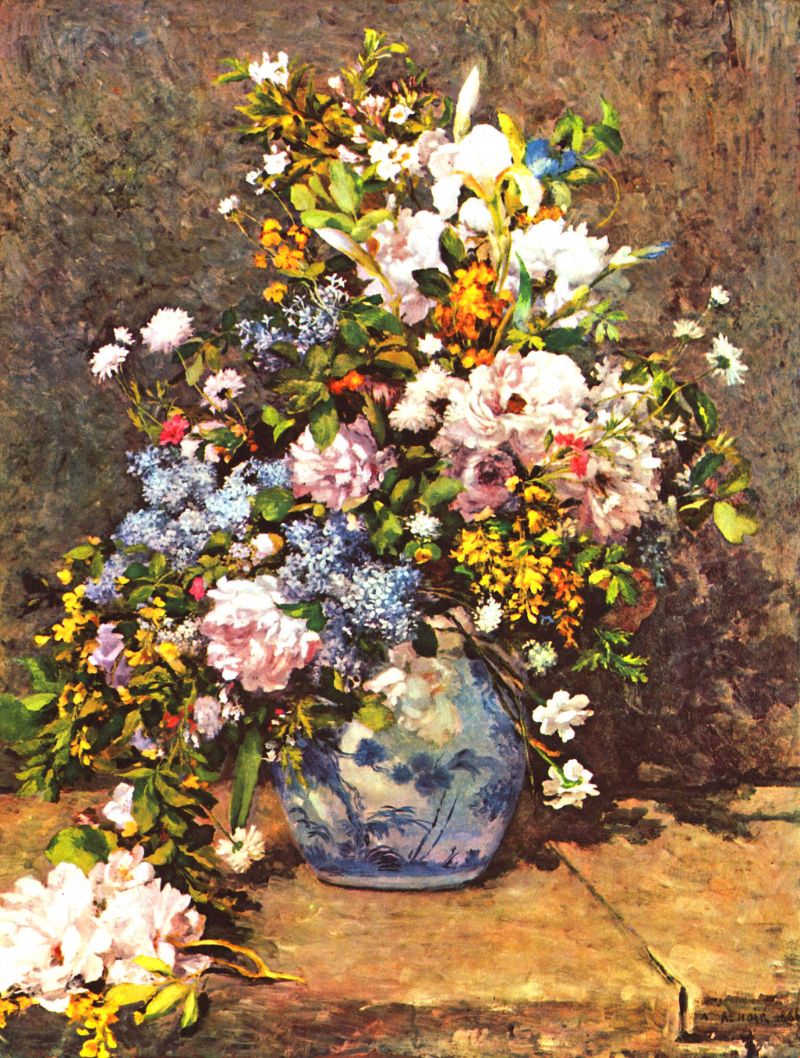 Renoir - Still life with large vase