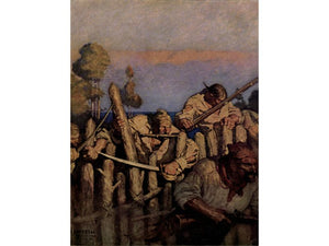 N.C. Wyeth - Stockade by N.C. Wyeth