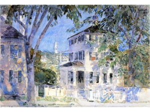 Hassam Childe - Street in Portsmouth by Hassam Childe