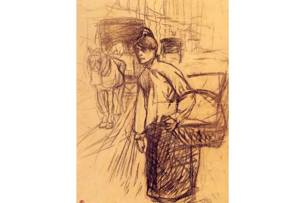 Toulouse Lautrec - Study for the Washing Machine by Toulouse-Lautrec
