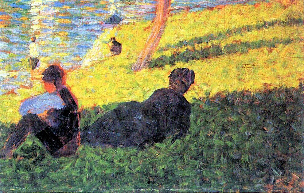 Seurat - Sunday at the Grand Jatte, Study 2 by Seurat