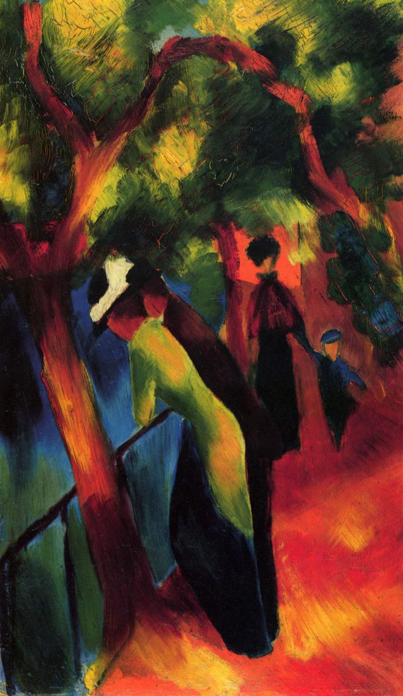 August Macke - Sunny way