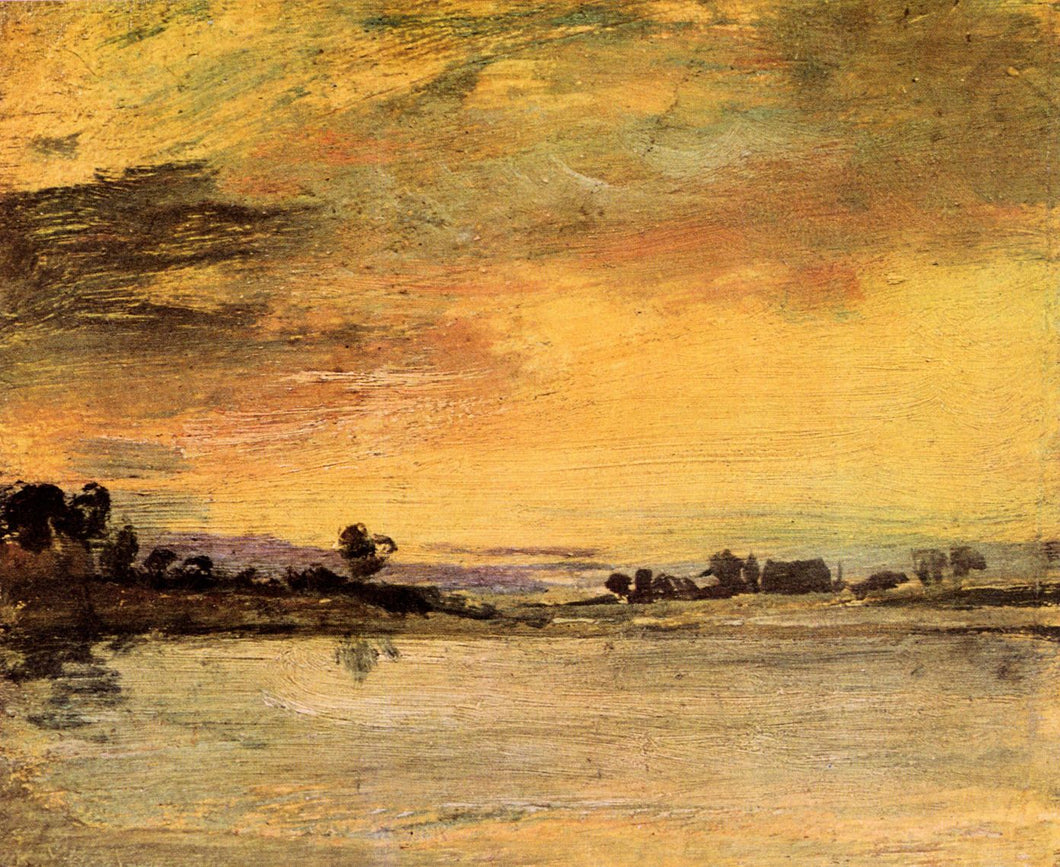 Turner, Joseph  Mallord - Sunrise on the River by Turner