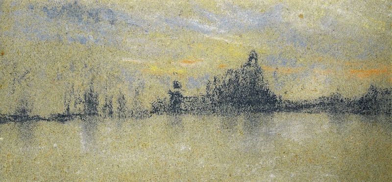 Whistler - Sunset, Venice by Whistler