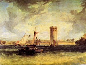 Turner, Joseph  Mallord - Tabley, Windy Day by Turner