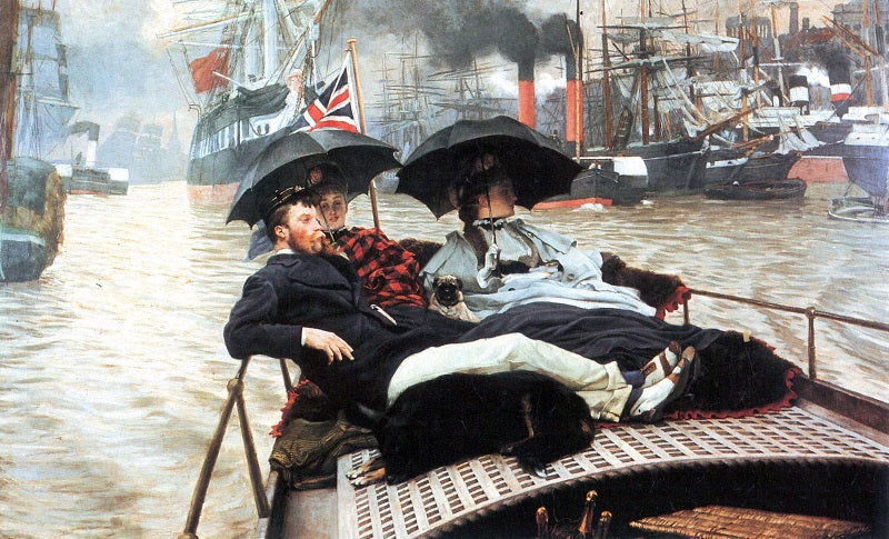 The Thames by Tissot